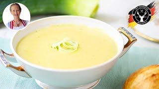 How to make creamy LEEK SOUP ✪ MyGermanRecipes [upl. by Adnawal]