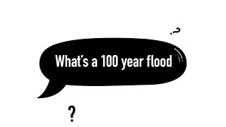 quot100 yearquot flood term explained [upl. by Dnallor]