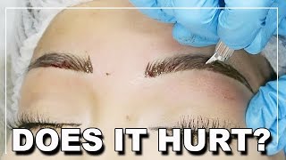 GETTING MY EYEBROWS MICROBLADED [upl. by Seavey829]