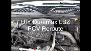 DIY Duramax LBZ PCV Reroute [upl. by Cash]