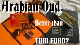 ARABIAN OUD KALEMAT amp KALEMAT BLACK   IS IT BETTER THAN TOM FORD PERFUME COLLECTION 2021 [upl. by Lemmueu778]