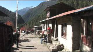 Nepal Trekking  Namche Bazaar to Tengboche [upl. by Ynnaf]