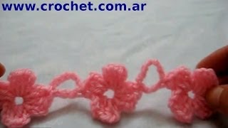 Punto MARGARITA en tejido crochet o ganchillo Parte 2 tutorial paso a paso Moda a Crochet [upl. by Enelkcaj]