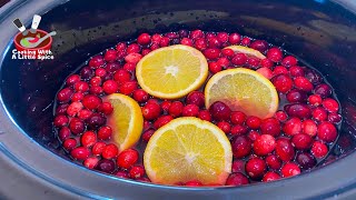 Mulled Wine Recipe in the Slow Cooker [upl. by Veejar]