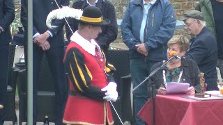 Huldiging op kasteel De Doornenburg 2024 [upl. by Acinorrev]