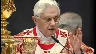 Prefazio Solenne del Pentecoste cantato da Benedetto XVI [upl. by Aneeuqahs]