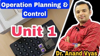 Meaning and Functions of Operations Planning  Operation planning and Control  Unit 1  MBA [upl. by Konstance]