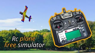 How to setup Rc Simulator for FLYSKY FSi6X  PC Simulator setup for Rc Plane  Free simulator [upl. by Leschen]