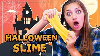 4 DIY HALLOWEEN SLIME RECIPES  1 GIANT Slime Ball with Slime Expert Rylan [upl. by Anaoy]