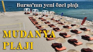 Bursanın yeni özel plajından ilk görüntüler  Burfaş Mudanya Plajı Tesisleri [upl. by Alliuqaj]