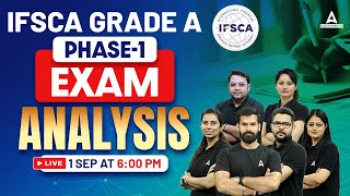 IFSCA Exam Analysis 2024  IFSCA Grade A Phase 1 Exam Analysis  IFSCA Grade A Exam Analysis 2024 [upl. by Drucie]