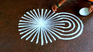 Margazhi 1 special padi kolam31 dhanurmasam muggulumargazhi masam kolamnew year Super rangoli [upl. by Winstonn]