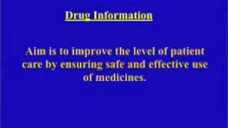 Drug Information Orientation Presentationpart 1 [upl. by Enailil]