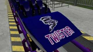 Twister A NoLimits Roller Coaster with POV [upl. by Pammy]