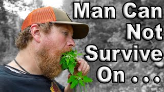 Man Can Not Survive On Fish Alone Day 9 Of 30 Day Survival Challenge Canadian Rockies [upl. by Jennette]