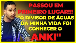 Passou no Concurso Público em Primeiro Lugar Estudando pelo ANKI [upl. by Mcroberts]