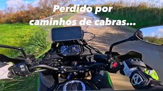 Perdido por caminhos de cabras  Parede Espiões Outsider motovlog [upl. by Htenay309]