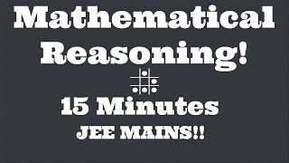 Mathematical Reasoning in 15 MinutesTricks [upl. by Attinahs]