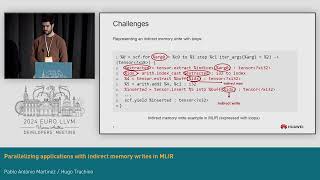 2024 EuroLLVM  Parallelizing applications with indirect memory writes in MLIR [upl. by Persas]