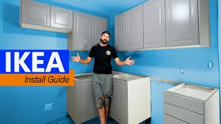 VERY Detailed Ikea Kitchen Cabinet Installation Guide [upl. by Moorish]