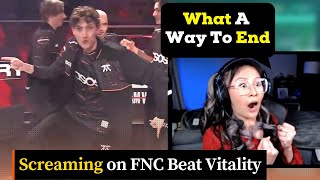 Yinsu Crazy Reaction on Fnatic Beat Vitality  VCT EMEA [upl. by Stoneham283]