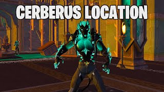 How to Defeat the Cerberus Boss NPC  Cerberus Map Location in Fortnite [upl. by Mcadams]