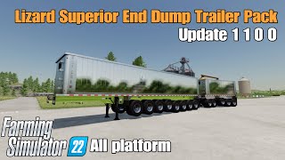 Lizard Superior End Dump  FS22 UPDATE July 1024 [upl. by Natan707]