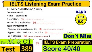 IELTS Listening Practice Test 2024 with Answers Real Exam  389 [upl. by Idou546]