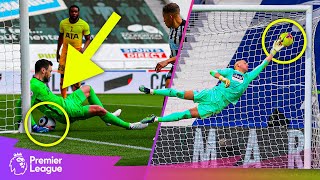 The Art Of Goalkeeping  Best Premier League Goalkeeper Saves  202021 [upl. by Ellerrehc]