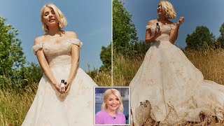 Holly Willoughby Stuns in a Floral Dress for Wylde Moon  See Her Gorgeous Look [upl. by Bish]