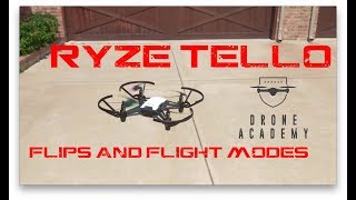 Ryze Tello Hands On  Flips amp Flight Modes [upl. by Wolsniw]