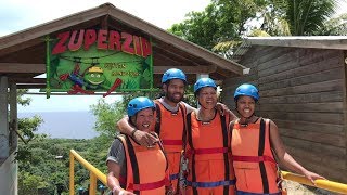 South Shore Zipline Adventure West Bay Roatan [upl. by Gussi]