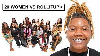 20 WOMEN VS 1 INFLUENCER ROLLITUPK [upl. by Emlin390]