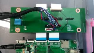 Windows Embedded Compact 2013 2CH LVDS1080p split mode test in iMX6QP board [upl. by Namaj]