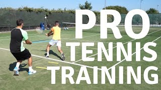 Professional Tennis Training Drills with Top Tennis Training [upl. by Rosena]