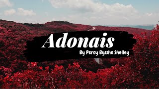 Adonais by Percy Bysshe Shelley [upl. by Jeraldine]