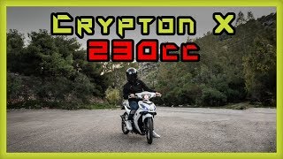 Crypton X 230cc 33hp Και Μακρυψάλιδο [upl. by Enreval672]