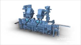 Wheelabrator IBC Inclined Belt Shot Blast Machine [upl. by Essirahs]