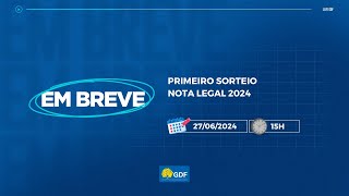 AOVIVO  PRIMEIRO SORTEIO NOTA LEGAL 2024 [upl. by Hedley]