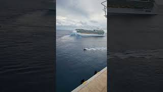 Cozumel Mexico busy cruise port boat cruiseship cruis [upl. by Oner]