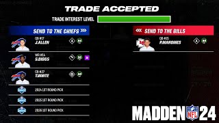 Trading with the BRAND NEW System in Madden 24 [upl. by Theresina]