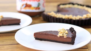 Easy Chocolate Tart Recipe  NoBake and No Gelatin [upl. by Dibru]