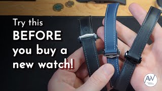 Try this BEFORE you buy your next watch  Artem Sailcloth Watch Straps [upl. by Teteak697]