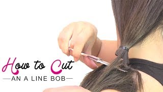 How to cut an a line bob [upl. by Cody303]