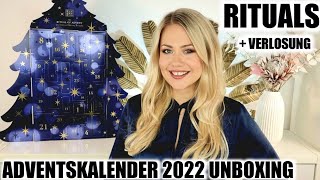 RITUALS ADVENTSKALENDER 2022  UNBOXING amp VERLOSUNG [upl. by Llet]