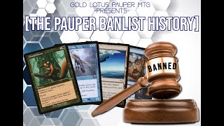 The Complete History of Magic the Gathering Pauper Banlist [upl. by Peggir877]