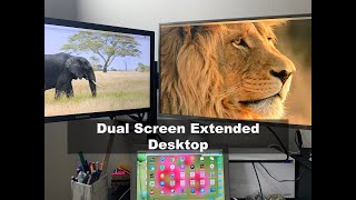 Connect Two Monitors to your 2017 Macbook Air  Extended Display [upl. by Esile]