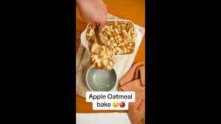 Easy Apple Oatmeal Bake 🍎😋 justspicesUK baking easyrecipes bakingrecipes oatmeal [upl. by Anehc881]