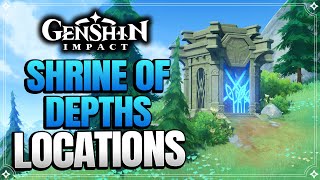 All Fontaine Hydro Shrine Of Depths Locations Part 3  How to get Keys 【Genshin Impact】 [upl. by Amasa]