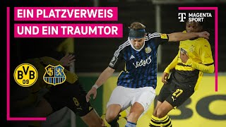 Borussia Dortmund II  1 FC Saarbrücken Highlights mit LiveKommentar  3 Liga  MAGENTA SPORT [upl. by Aicnelav]